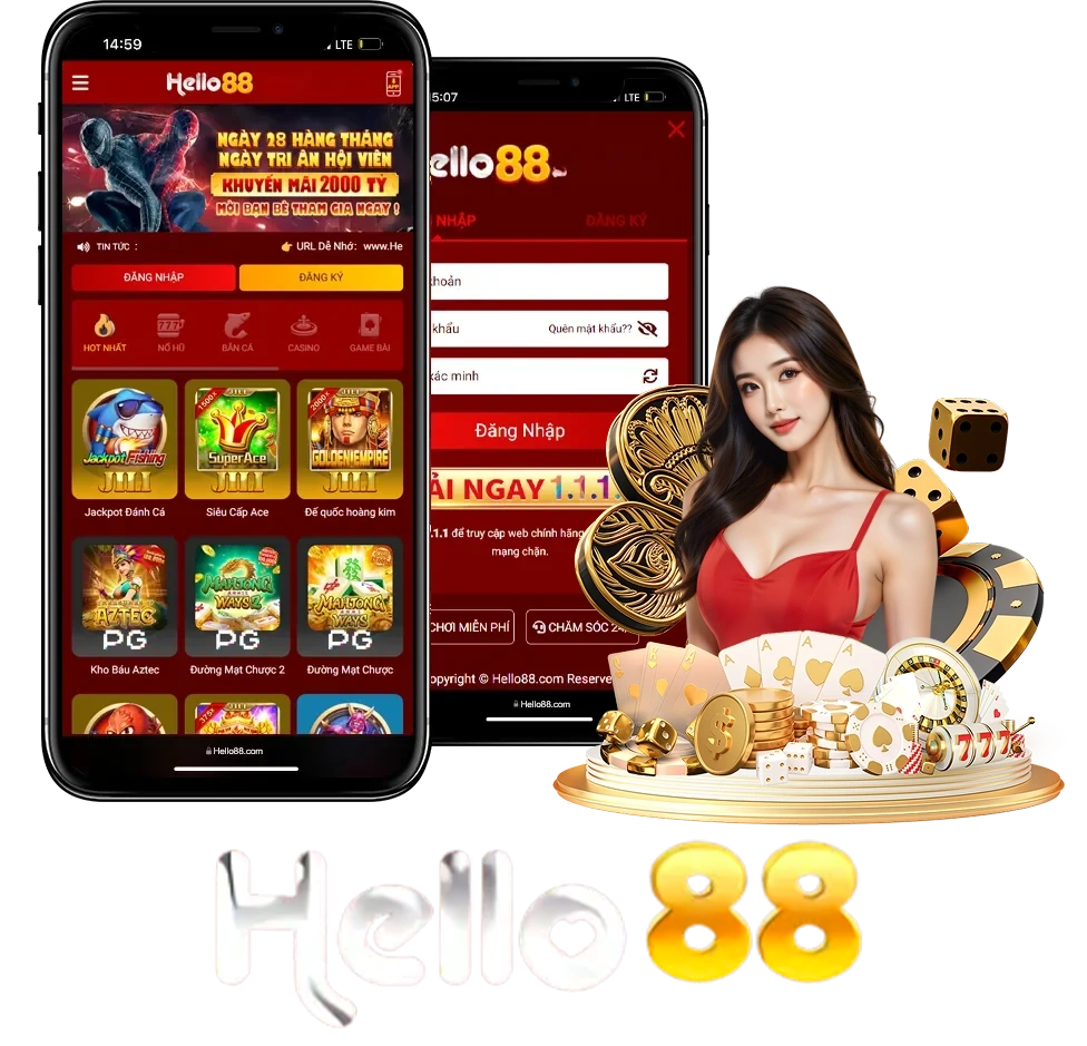 Hướng dẫn truy cập Hello88 trên điện thoại